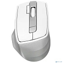 Мышь беспроводная A4Tech Fstyler FB45CS Air white/silver (оптическая, silent, BT/Radio, USB, 2000dpi)(FB45CS AIR USB (SILVER WHITE)