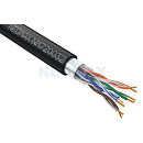 Кабель NEOMAX [NM720032-P] F/UTP cat.5e 4x2x0.52, 24 AWG, Медь, внешний, PE, 305м, черный; Fluke Tested
