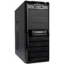 Корпус Exegate EX278396RUS Miditower XP-329S Black, ATX, <XP400, Black,120mm>, 2*USB, Audio