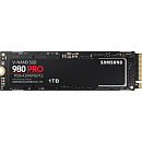Твердотельные накопители/ Samsung SSD 980 PRO, 1000GB, M.2(22x80mm), NVMe 1.3c, PCIe 4.0 x4, 3-bit MLC, R/W 7000/5000MB/s, IOPs 1 000 000/1 000 000,