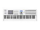 MIDI клавиатура [230632] Arturia [KeyLab mkII 61 White] 61 клавиша, чувствительных к силе нажатия с послекасанием, 16 пэдов с RGB-подсветкой, 9 фейдер