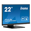 LCD Iiyama 21.5" T2254MSC-B1AG TOUCH черный {IPS 1920x1080 60Hz 4ms 250cd HDMI DisplayPort USB M/M HAS}
