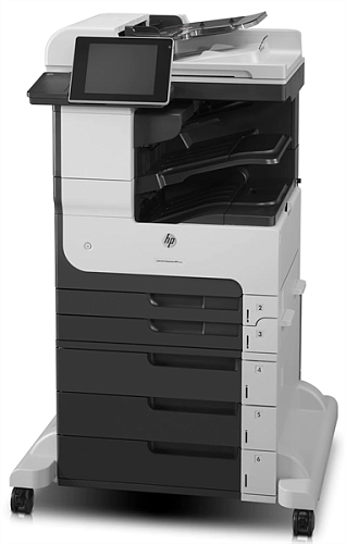HP LaserJet Enterprise 700 MFP M725z (p/c/s/f, A3, 1200dpi, 40ppm, 1Gb, 320Gb HDD, 6 trays 100+250+250+3x500, Stand, ADF100, Duplex, Stapler, USB/LAN/
