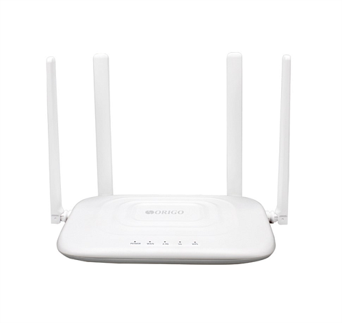 Маршрутизатор ORIGO Беспроводной двухдиапазонный маршрутизатор AC1200, 1x100Base-TX WAN, 3x100Base-TX LAN, 4 внешние антенны 5 dBi