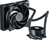Система охлаждения/ Cooler Master MasterLiquid Lite 120 (180W, 120mm, fans: 1x120mm/66.7CFM/30dBa/2000rpm, 1200/115X/2066/2011-V3/2011/AM5/AM4/AM3