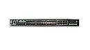 Управляемый коммутатор L3 в стойку 19" c 4 слотами 1/10GBase-X SFP+, 8 Combo-портами (10/100/1000BaseTX или 100/1000BaseSFP), 16 слотами 100/1000Base-