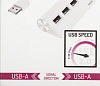 Разветвитель USB 2.0 Hama H-200120 4порт. белый (00200120)
