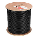 Rexant (01-0158) Кабель витая пара F/UTP, CAT 6, PE, 4PR, 23AWG, OUTDOOR, SOLID, черный, 305м