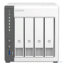 QNAP D4 (REV. C) Сетевое хранилище без дисков/ channel NAS 4 HDD trays.ARM 4-core Cortex-A55 2.0GHz, RAM 4 GB (max), 1x2.5GbE, 1x1GbE, 2xUSB 2.0 port,