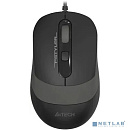 Мышь компьютерная A4Tech Fstyler FM10ST серый 1600dpi silent USB/4but
