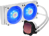 Система охлаждения/ Cooler Master MasterLiquid ML240L V2 RGB White Edition (210W, 240mm, RGB, fans: 2x120mm/62CFM/27dBa/1800rpm, 1700/1200/115X/2066