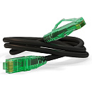 Кабельная сборка Hyperline PC-LPM-UTP-RJ45-RJ45-C6a-5M-LSZH-BK Патч-корд U/UTP, Cat.6a (100% Fluke Component Tested), 10G, LSZH, 5м, черный