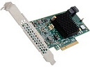 Broadcom/LSI 9341-4I (05-26105-00) (PCI-E 3.0 x8, LP) SGL SAS 12G, RAID 0,1,10,5, 4port (1*intSFF8643), каб.отдельно (аналог LSI00199/L5-25091-05), 1