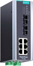 Управляемый коммутатор 6 x 10/100BaseTX, 2 x 100BaseFX (многомодовое оптоволокно), питание - 110/220 В пост./перем., разъем SC