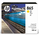Cartridge HP 865 для PageWide XL 4200/5200, желтый, 500 мл