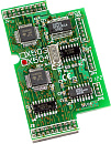 Плата расширения для контроллеров серий I-7188XB/XG/EX/EG, μPAC-7186EX/EG/FD/SM, 2 порта RS-232