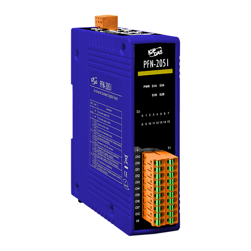 Модуль дискретного ввода PROFINET, 16 каналов