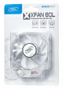 Вентилятор Deepcool XFAN 80L/B 80x80x25mm 3-pin 20dB 60gr LED Ret