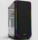 ZALMAN K1, ATX, BLACK, WINDOW, EDGE RGB DESIGN, 2x3.5", 2x2.5", 2xUSB2.0, 2xUSB3.0, REAR 1x120mm RGB