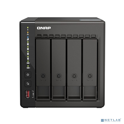 сетевое хранилище nas qnap original ts-453e-8g 4-bay настольный celeron j6412