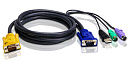 ATEN USB-PS/2 3.0M HYBRID CABLE., 3m