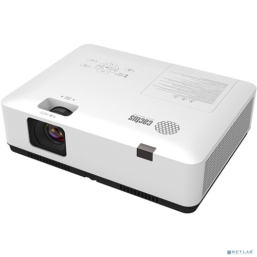 Cactus CS-S3.WT Проектор белый {3LCD 43000Lm LS 4300Lm ANSI (1280x1024) 15000:1 ресурс лампы:10000часов 1xUSB typeA 2xHDMI 4.7кг}