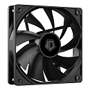 ID-COOLING XF-120-K 120x120x25мм (60шт./кор, PWM, Low Noise, резиновые углы, 700-1800об/мин, черный) BOX