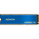 Твердотельный накопитель/ ADATA SSD LEGEND 710, 2048GB, M.2(22x80mm), NVMe 1.4, PCIe 3.0 x4, 3D NAND, R/W 2400/1800MB/s, IOPs 200 000/150 000, TBW