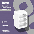 Сетевой разветвитель Buro BU-PS3F-W (3 розетки) белый (пакет ПЭ)