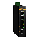 Неуправляемый коммутатор c 1 слотом 100Base-X SFP , 4 портами 10/100Base-T(X) (разъем RJ45), два входа питания 18-30 В перем. или 12-48 В пост., раб