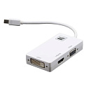 Kramer [ADC-MDP/M1] Переходник Mini DisplayPort вилка на DVI, HDMI или VGA розетку