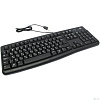 920-002506 Logitech Клавиатура K120 Black USB EER оригинальная заводская гравировка RU/LAT
