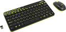 Клавиатура+мышь Logitech Wireless Desktop MK240 (Keybord&mouse), USB, Black, Rus/Eng, [920-008213] (незначительное повреждение коробки)