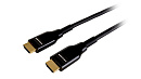 Активный малодымный армированный оптический кабель HDMI Kramer Electronics [CRS-PlugNView-H-262] для арендных и выставочных мероприятий, поддержка 4К