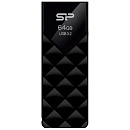 Флешка USB Silicon Power Blaze B03 64ГБ, USB3.1, черный [sp064gbuf3b03v1k]