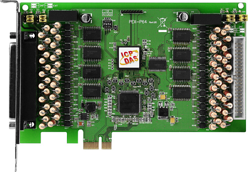 Плата PCI Express 64 изолированных дискретных входа