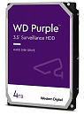Жесткий диск WD Western Digital Purple HDD 3.5" SATA 4Tb, IntelliPower, 256MB buffer (DV&NVR), WD43PURZ, 1 year