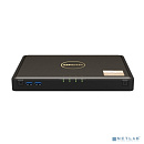 Сетевое хранилище без дисков/ SMB QNAP TBS-464-8G NAS 4-bay M.2 NVMe, Intel Celeron N5105 4-core/4-thread 2.0-2.9 GHz, 8 GB DDR4, 2 x 2.5 GbE, 2xUSB