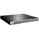 Коммутатор D-Link SMB D-Link DGS-1210-52MP/ME/B2A PROJ Управляемый L2 с 48 портами 10/100/1000Base-T и 4 портами 1000Base-X SFP (порты 1-8 PoE 802.3af/at, порты