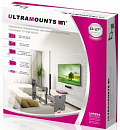 Кронштейн для телевизора Ultramounts UM894 черный 13"-27" макс.20кг настенный поворотно-выдвижной и наклонный