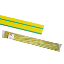 TDM SQ0518-0266 Термоусаживаемая трубка ТУТнг 25/12,5 желто-зеленая по 1м (50 м/упак)