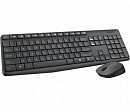 Клавиатура + мышь Logitech MK235 клав:серый мышь:серый USB беспроводная (920-007948)