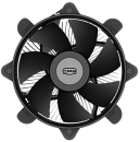 Кулер для процессора PCCooler R120, 95mm FAN, AL, 4-PIN PWM, 900-2700 RPM, 27.8DBA, HYDRO BEARING, LGA 1851/1700/1200/115X