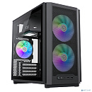 GameMax Корпус F36 BK без БП (Midi Tower, ATX, Черный, 1*USB Type-C, 3*120мм)