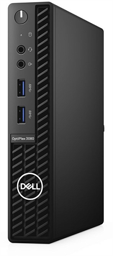 Dell Optiplex 3080 Micro Core i5-10500T (2,3GHz) 8GB (1x8GB) DDR4 256GB SSD Intel UHD 630 TPM Linux 1y NBD