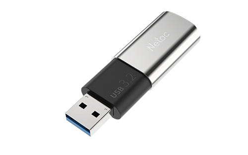 netac us2 128gb usb3.2 solid state flash drive, up to 530mb/450mb/s
