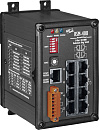 Коммутатор 8 x 10/100BaseTX, кольцевое резервирование, металлический корпус