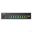 D-Link DMS-1250-10SPL/A1A/6KV Управляемый L2 коммутатор с 8 портами 10/100/1000/2.5GBase-T и 2 портами 10GBase-X SFP+ (порты 1-8 PoE 802.3af/at, порты