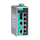 Компактный коммутатор 7 x 10/100BaseTX, 1 x 100BaseFX (одномодовое оптоволокно) в металлическом корпусе, с расширенным диапазоном температур
