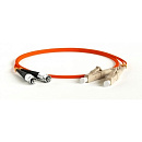 Hyperline FC-D2-50-FC/PR-LC/PR-H-2M-LSZH-OR Патч-корд волоконно-оптический (шнур) MM 50/125, FC-LC, 2.0 мм, duplex, LSZH, 2 м
